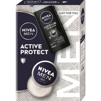 Hlavný obrázok Nivea Men Active Protect pánska darčeková kazeta Sprchový gél, Krém