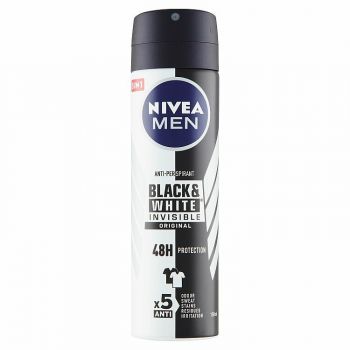 Hlavný obrázok Nivea Men Black & White Invisible Original anti-perspirant sprej 150ml 82241