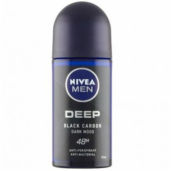 Hlavný obrázok Nivea Men Deep Black Carbon Darkwood antiperspirant roll-on 50ml 80031