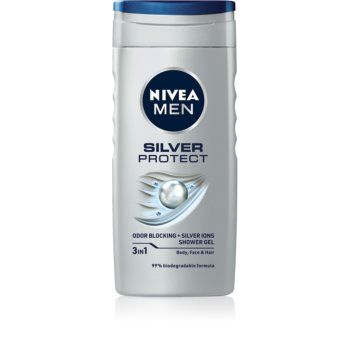 Hlavný obrázok Nivea Men Silver Protect sprchový gél 250ml 80816