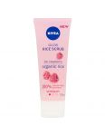 Nivea Rice Scrub Bio Raspberry vyhladzujúci ryžový peeling na tvár 75ml 84928