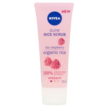 Hlavný obrázok Nivea Rice Scrub Bio Raspberry vyhladzujúci ryžový peeling na tvár 75ml 84928