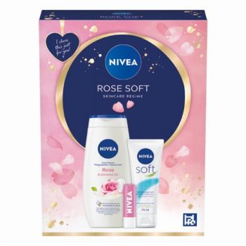 Hlavný obrázok Nivea Rose Soft dámska darčeková kazeta Sprchový gél, Krém