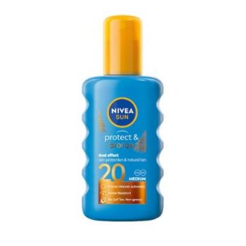 Hlavný obrázok Nivea Sun Protect & Bronze spray podporujúci zhnednutie SPF20 200ml