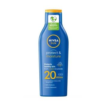 Hlavný obrázok Nivea Sun Protect&Moisture hydratačné mlieko na opaľovanie SPF20 200ml