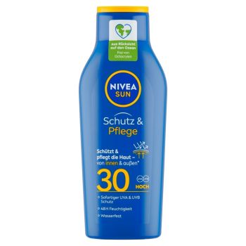 Hlavný obrázok Nivea Sun Schutz&Pflege hydratačné mlieko na opaľovanie SPF30 400ml