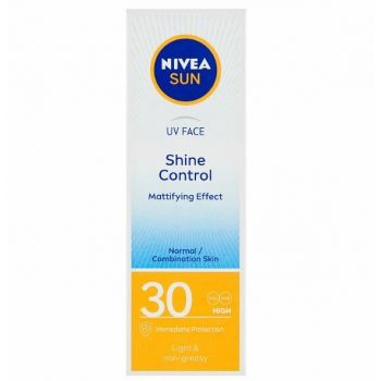 Hlavný obrázok Nivea Sun Shine Control zmatňujúci pleťový krém na opaľovanie SPF30 50ml