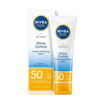 Hlavný obrázok Nivea Sun Shine Control zmatňujúci pleťový krém na opaľovanie SPF50 40ml