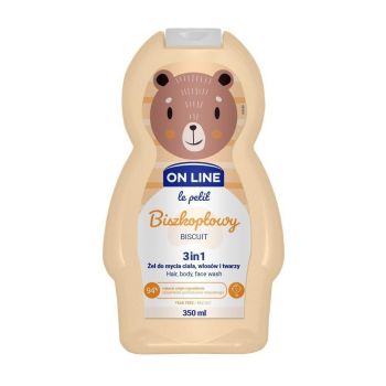 Hlavný obrázok ON LINE Biscuit 3v1 detský šampón na vlasy 350ml