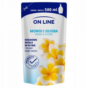 Hlavný obrázok ON LINE Monoi & Jojoba tekuté mydlo náplň 500ml