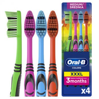 Hlavný obrázok Oral-B Colors XXXL Medium zubná kefka 4ks