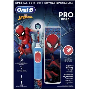 Hlavný obrázok Oral-B PRO Spiderman Kids 3+ elektrická detská zubná kefka s púzdrom