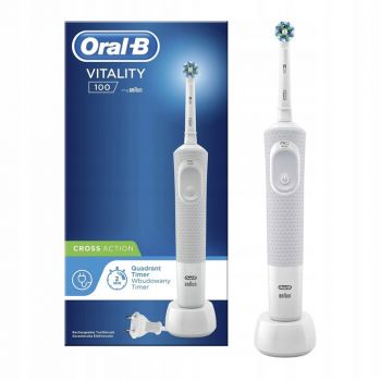 Hlavný obrázok Oral-B Vitality 100 Cross Action White elektrická zubná kefka