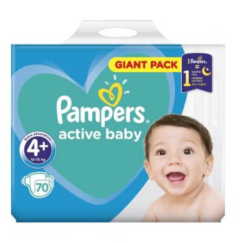 Hlavný obrázok Pampers Active Baby GP4+ 70ks 10-15kg