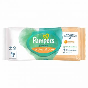 Hlavný obrázok Pampers Harmonie protect & care vlhčené obrúsky 44ks