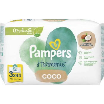 Hlavný obrázok Pampers hygiene vlhčené obrúsky s kokosovým olejom 3x44ks