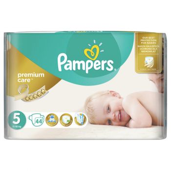 Hlavný obrázok Pampers Premium Care Junior 5 44ks (11-18kg)