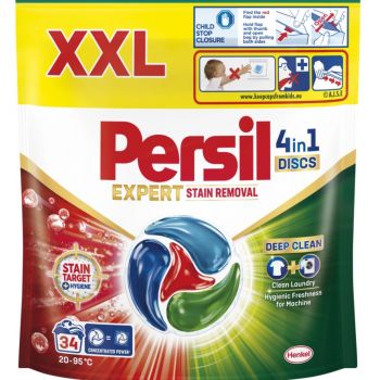 Hlavný obrázok Persil 4in1 Discs Expert Stain Deep Clean kapsule na pranie 578g 34 praní