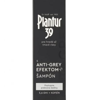 Hlavný obrázok Plantur 39 Anti Grey efekt šampón pre hnedé až tmavé vlasy 200ml