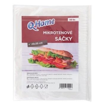 Hlavný obrázok Q Home mikrotenové sáčky 25x35cm 50ks