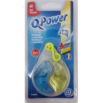 Hlavný obrázok Q Power 2v1 osviežovač a neutralizér do umývačky riadu 6ml