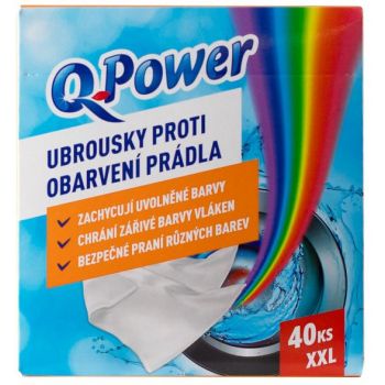 Hlavný obrázok Q Power utierky proti zafarbeniu prádla 40ks