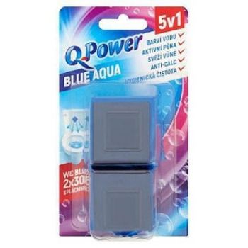 Hlavný obrázok Q Power WC blok Blue 5in1 do nádržky 2x45g