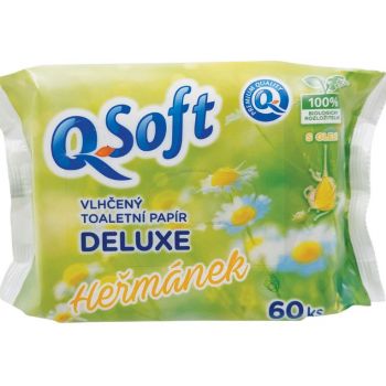 Hlavný obrázok Q Soft Deluxe Harmanček vlhčený toaletný papier 60ks