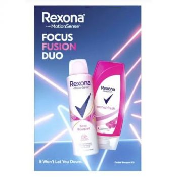 Hlavný obrázok Rexona Focus Fusion Duo dámska darčeková kazeta Sprchový gél, Anti-perspirant