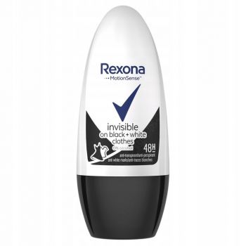 Hlavný obrázok Rexona Invisible Black & White 48H anti-persirant roll-on 50ml 