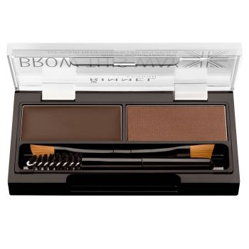 Hlavný obrázok Rimmel London Brown This Way 003 Dark Brown set na úpravu obočie 2,4g