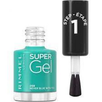 Hlavný obrázok Rimmel London Super Gel 098 Never Blue White You lak na nechty 12ml