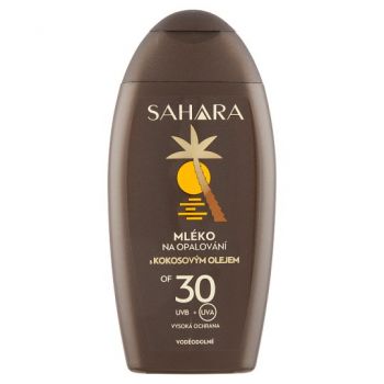 Hlavný obrázok Sahara mlieko na opaľovanie s kokosovým olejom SPF30 200ml