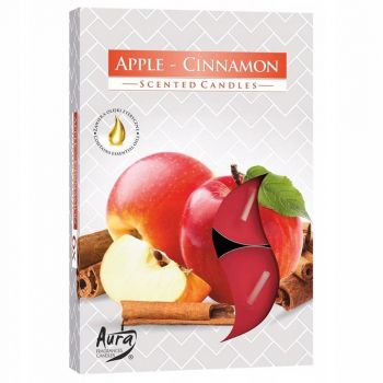 Hlavný obrázok Santo Apple & Cinnamon čajová vonná sviečka 6ks