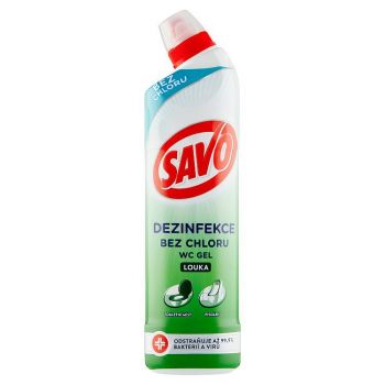 Hlavný obrázok Savo Vôňa lúky WC dezinfekčný čistič bez chlóru 750ml