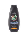 Schauma Men Sports Power 2in1 šampón na poškodené vlasy 400ml