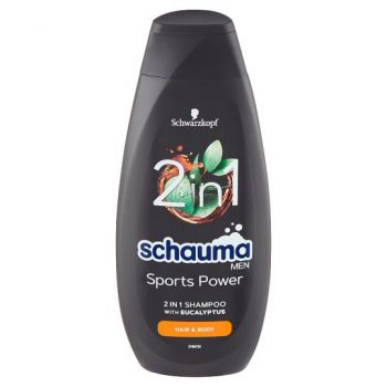 Hlavný obrázok Schauma Men Sports Power 2in1 šampón na poškodené vlasy 400ml