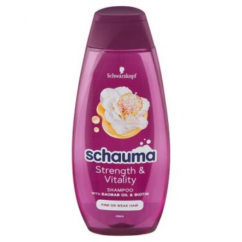 Hlavný obrázok Schauma Strenght & Vitality šampón na jemné, slabé vlasy 400ml