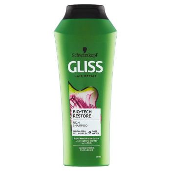 Hlavný obrázok Schwarzkopf Gliss Bio-Tech Restore šampón na poškodené vlasy 250ml