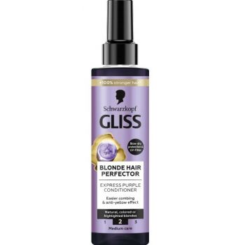 Hlavný obrázok Schwarzkopf Gliss Express Blonde Hair Perfector kondicionér na vlasy 200ml