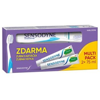 Hlavný obrázok Sensodyne Fluorid zubná pasta 2x75ml + zubká kefka 1ks