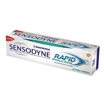 Hlavný obrázok Sensodyne zubná pasta Rapid rýchla úľava Extra fresh 75ml