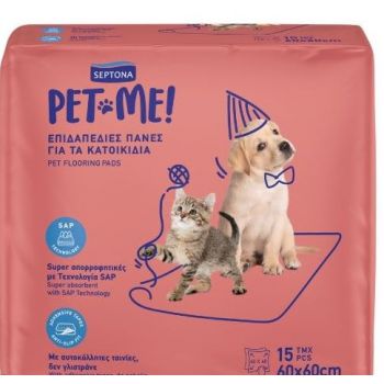 Hlavný obrázok Septona Pet Me! Care podložky pre psov 60x60cm 15ks 4479