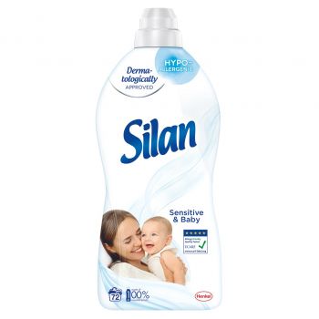 Hlavný obrázok Silan Sensitive & Baby aviváž 1800ml 72 praní