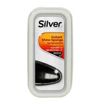 Hlavný obrázok Silver Shoe Shine čierna hubka na obuv 40g