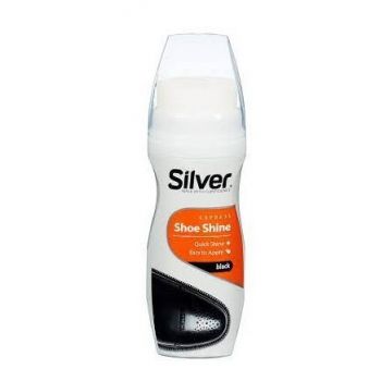 Hlavný obrázok Silver Shoe Shine čierný tekutý vosk na obuv 75ml