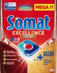 Somat Excellence Premium 5in1 Extra Boost kapsule do umývačky riadu 781,2g 42ks