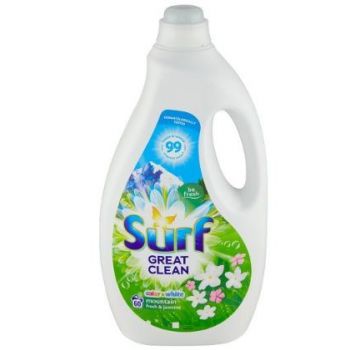 Hlavný obrázok Surf  Mountain Fresh & Jasmine  Color & White gél na pranie 3l 60 praní