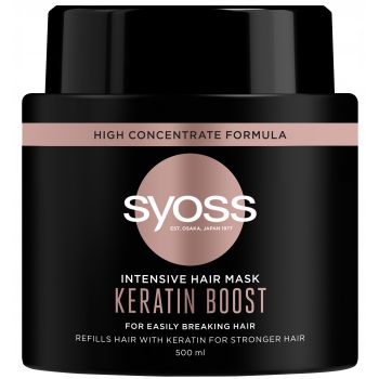 Hlavný obrázok Syoss Keratin Boost intenzívne regeneračná maska na vlasy 500ml