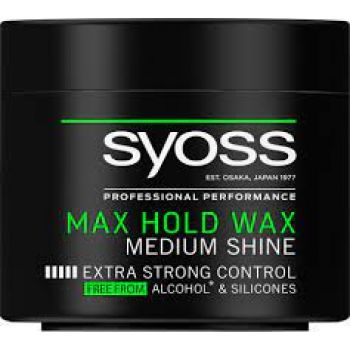 Hlavný obrázok Syoss Max Hold vosk na vlasy 150ml